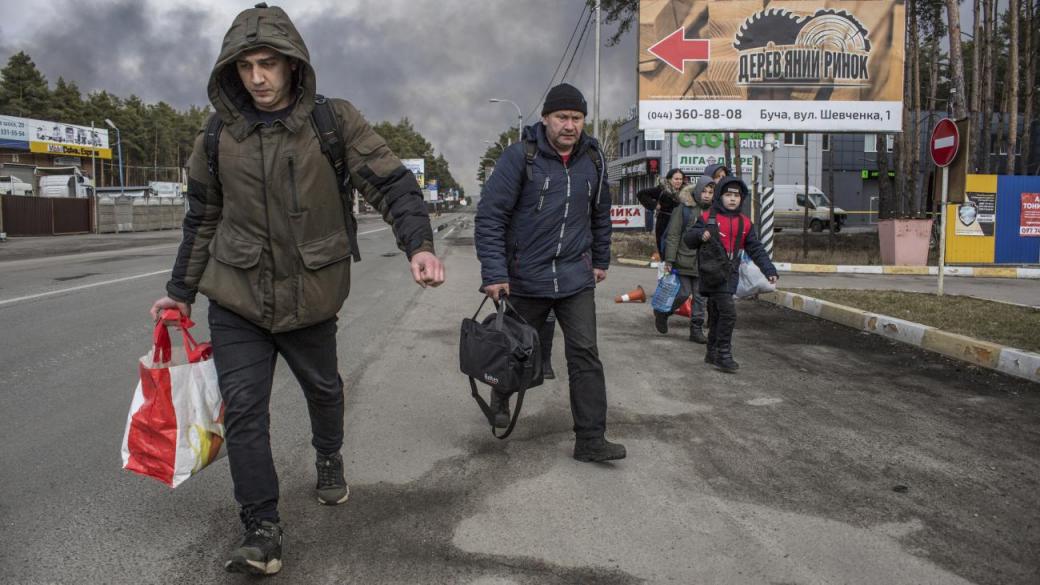 Огънят в два украински града спира временно