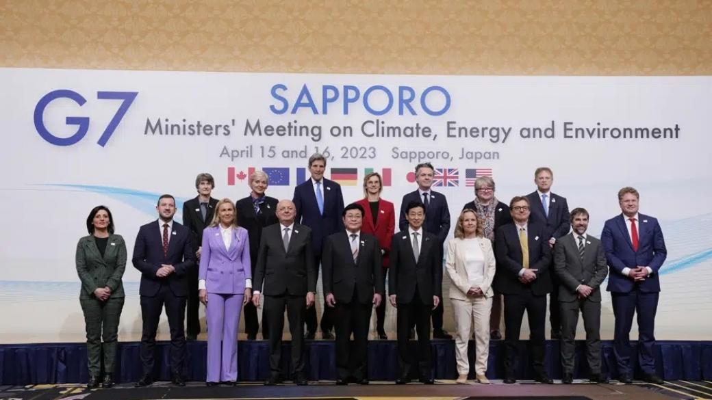 Г-7 си постави големи нови цели за слънчевата и вятърната енергия