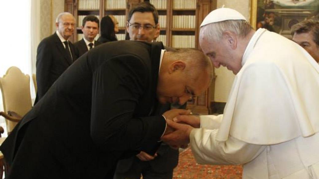 Папа Франциск прие на аудиенция Бойко Борисов