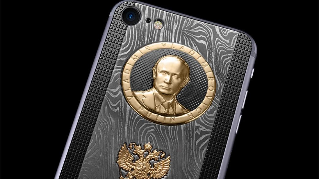 Позлатени iPhone 7 с лика на Путин бяха разпродадени