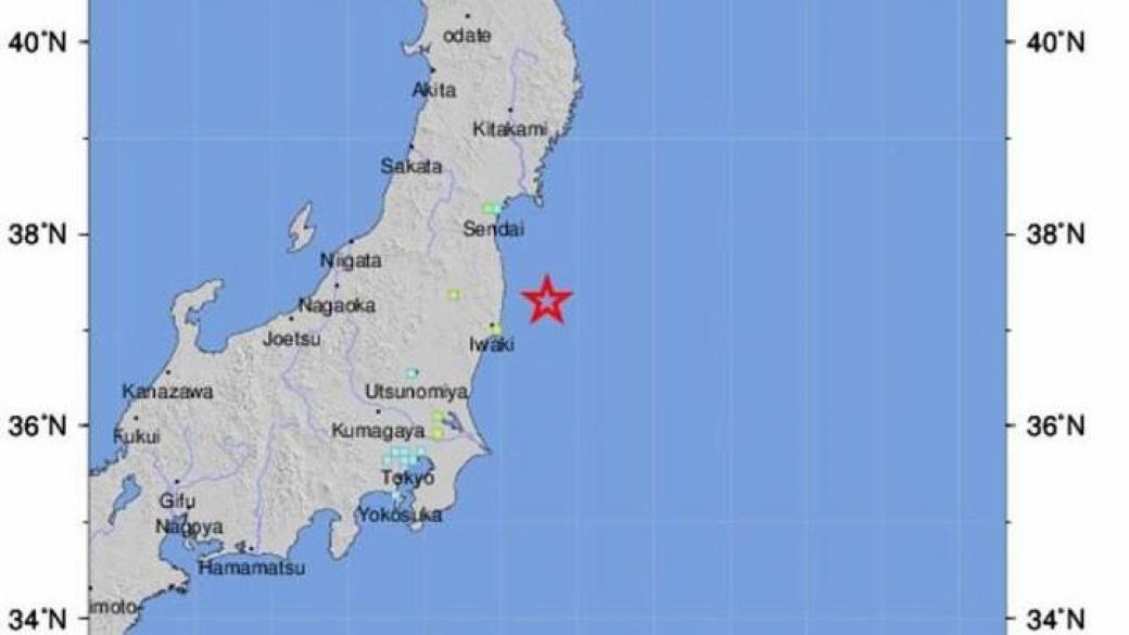 Мощен трус удари Япония, очаква се цунами