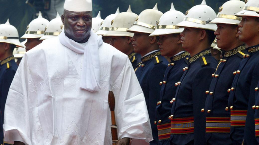 Бившият президент на Гамбия отиде в изгнание
