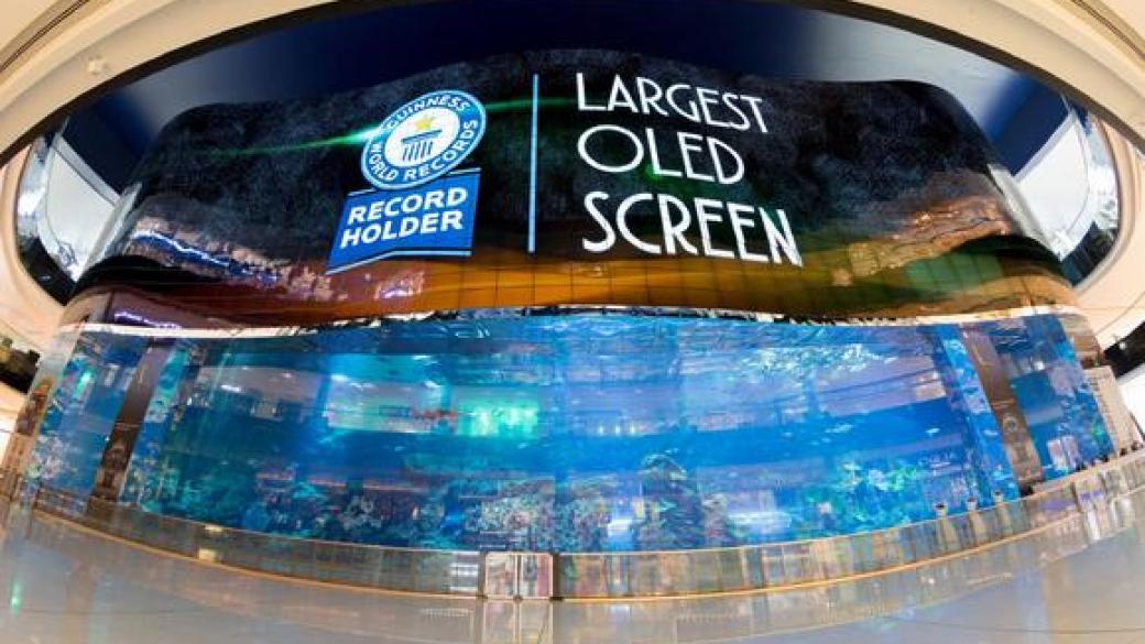 LG направи най-големия в света OLED дисплей