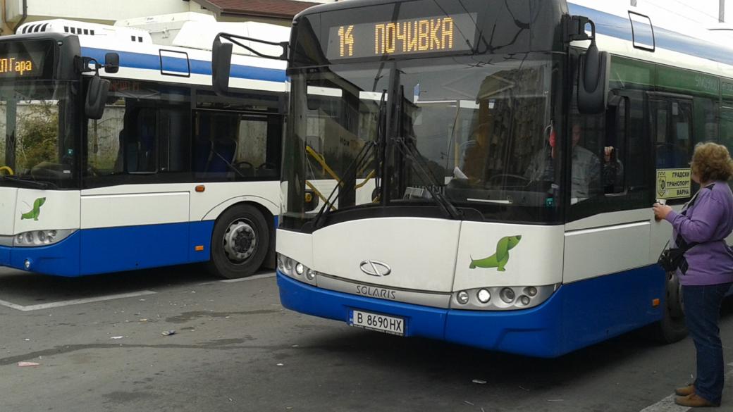 Градският транспорт във Варна може да се ползва с мобилен билет