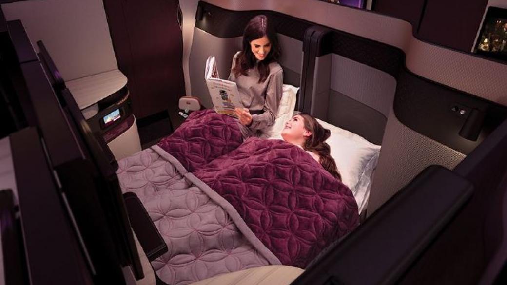 Qatar Airways предлага двойна спалня в бизнес класата си