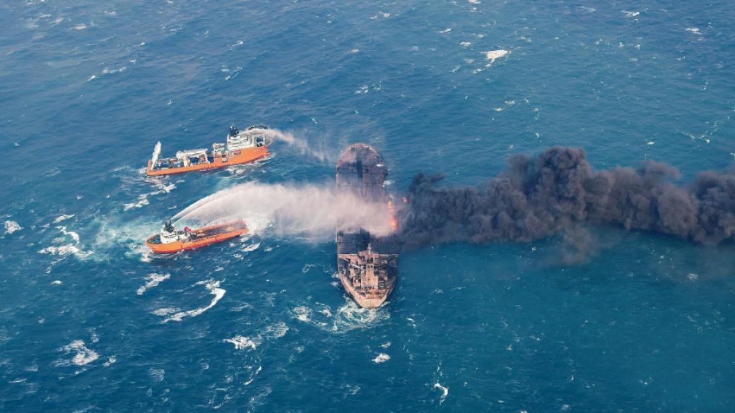 Петролният разлив в Източнокитайско море се е утроил за 4 дни