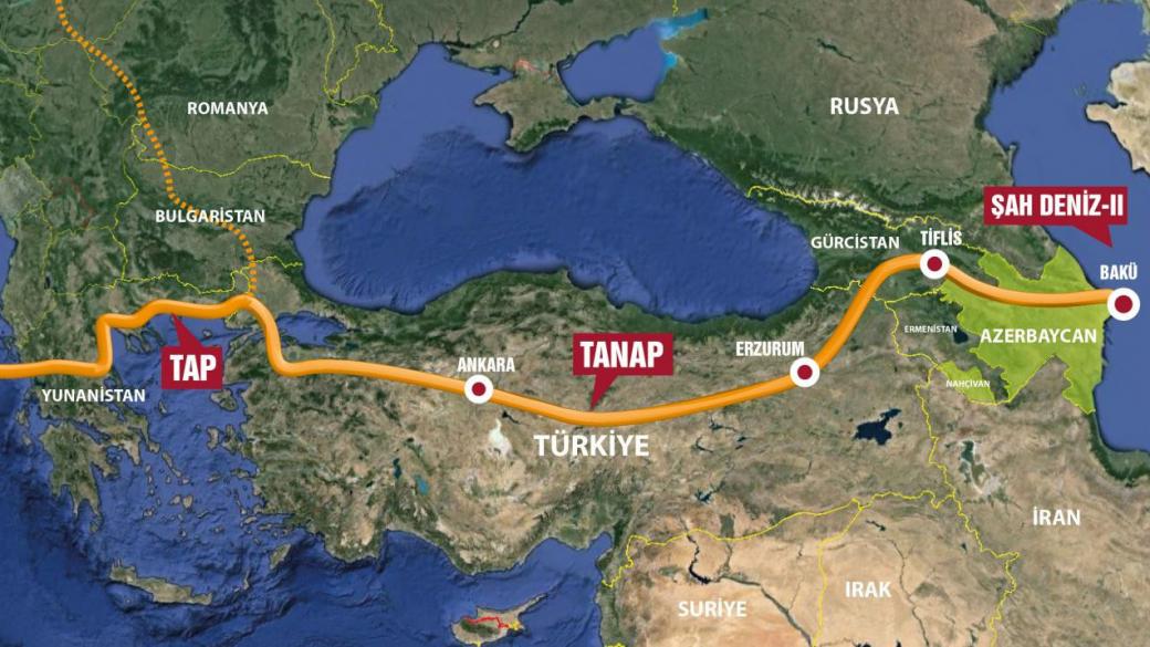 Азербайджанският газ ще достигне Европа през 2020 г.