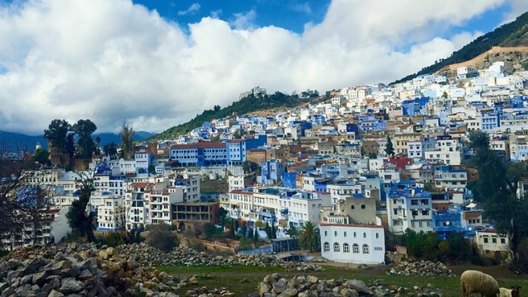 Синият град, станал световно известен в Instagram