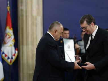 Борисов получи най-високото държавно отличие на Сърбия