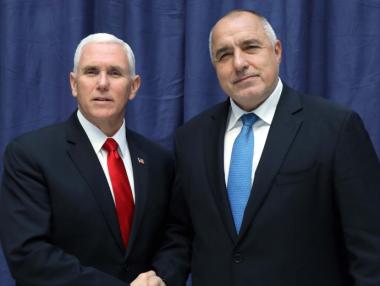 Борисов и Майкъл Пенс са обсъдили българо-американските отношения