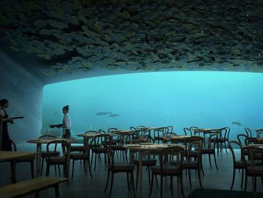 Първият подводен ресторант в Европа отвори днес
