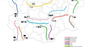 Интерактивна карта показва 12-те винено-кулинарни дестинации на България