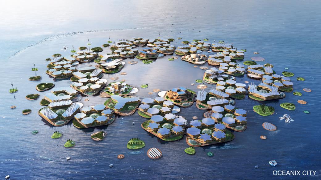 ООН представи проект за плаващ зелен град
