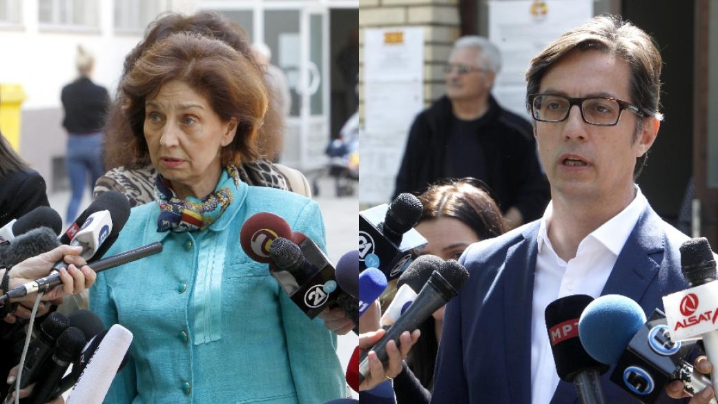 Пендаровски и Силяновска отиват на балотаж за президент на Северна Македония