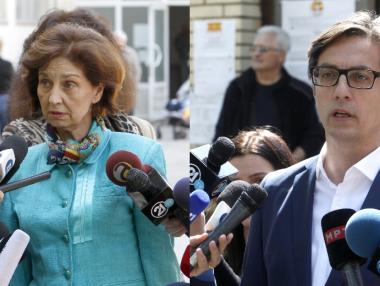 Пендаровски и Силяновска отиват на балотаж за президент на Северна Македония