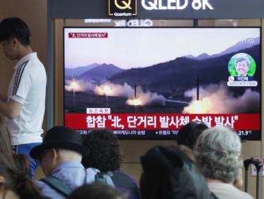 Северна Корея изстреля ракета с малък обсег