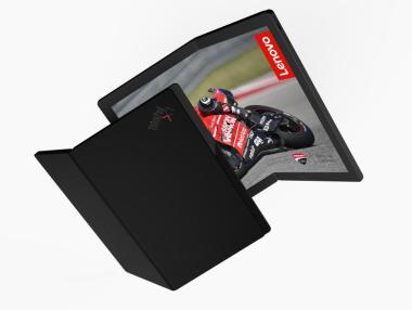 Lenovo показа лаптоп с огъващ се дисплей