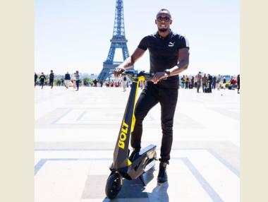 Юсейн Болт представи своя марка електрически скутери