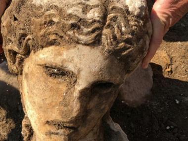 Откриха глава на древна римска богиня до Колизеума