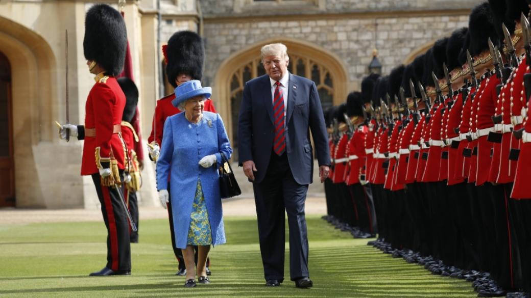 Тръмп пристига на официално посещение във Великобритания