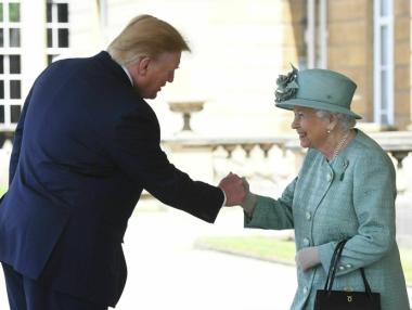 Как започна посещението на Тръмп във Великобритания