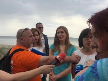 Ангелкова установи, че има унищожена дюна на Камчия