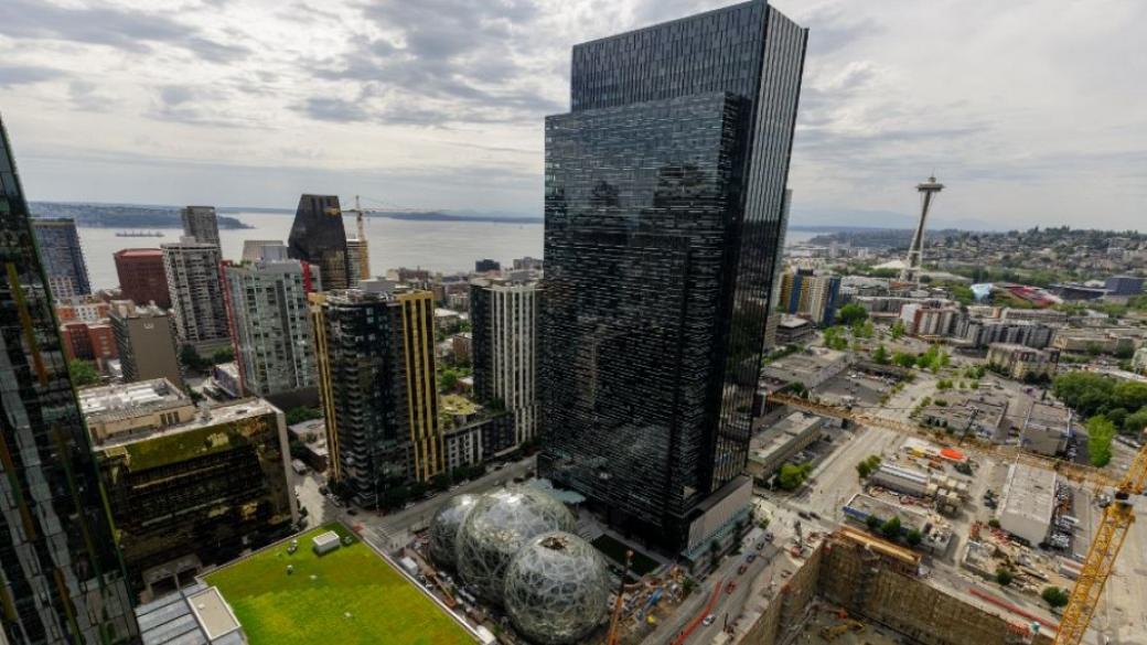 Amazon строи 43-етажен небостъргач край Сиатъл