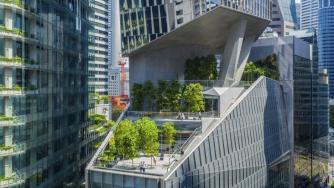 Небостъргачът, който е „разцепен“ на две