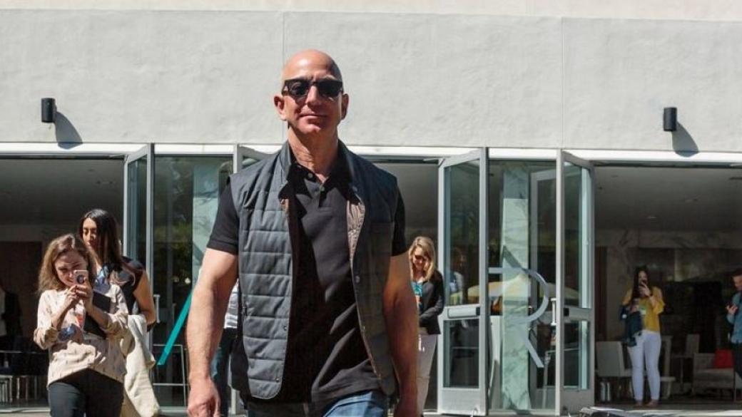 Джеф Безос e продал акции от Amazon на стойност $2,8 млрд. миналата седмица