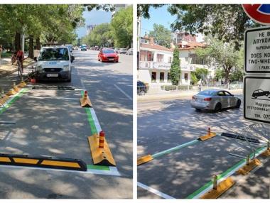 София вече има първите паркоместа за велосипеди и тротинетки
