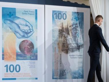 Швейцария показа новата банкнота от 100 франка