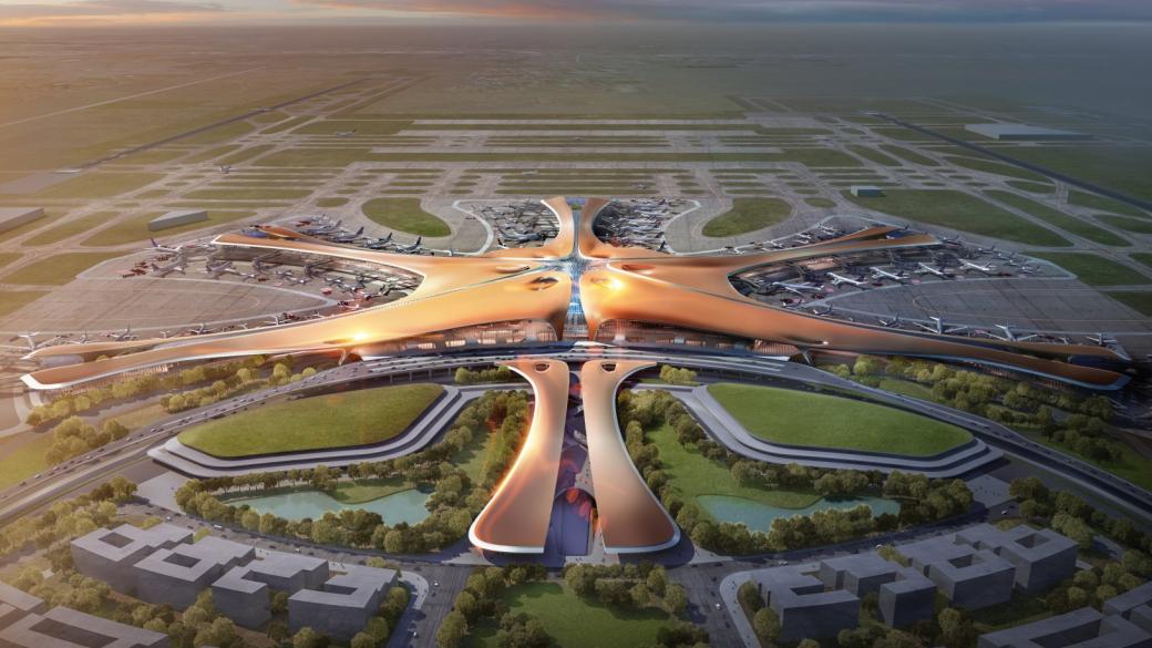 Новото мега летище в Китай е готово за откриване