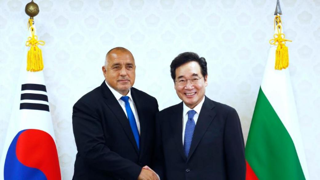 Борисов покани корейски компании да строят пътища в България