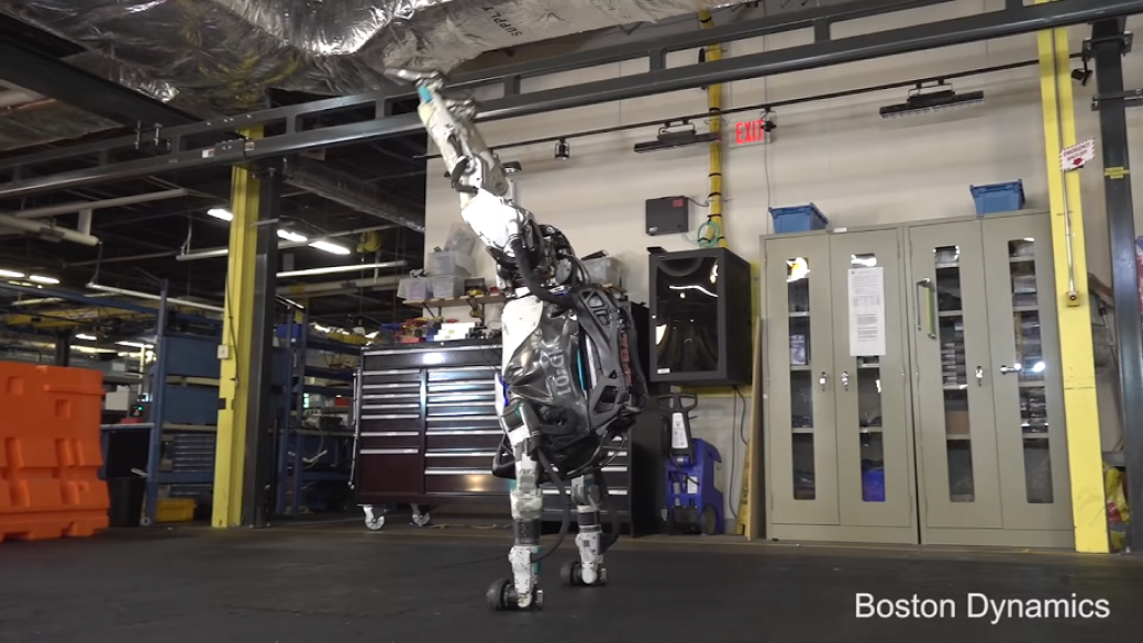 Роботът Atlas на Boston Dynamics показа нови умения в паркура