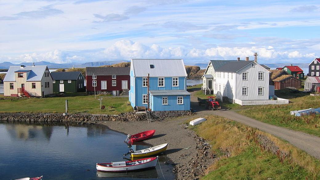 Малък исландски остров с шестима жители е обявен за най-добрия в света