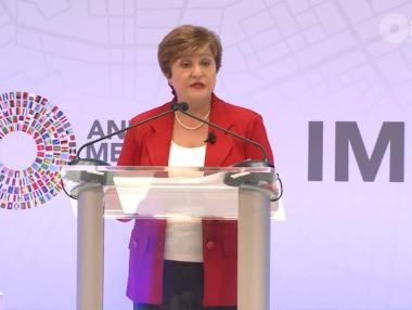 Воден от Кристалина Георгиева, МВФ вдигна прогнозата за БВП на България
