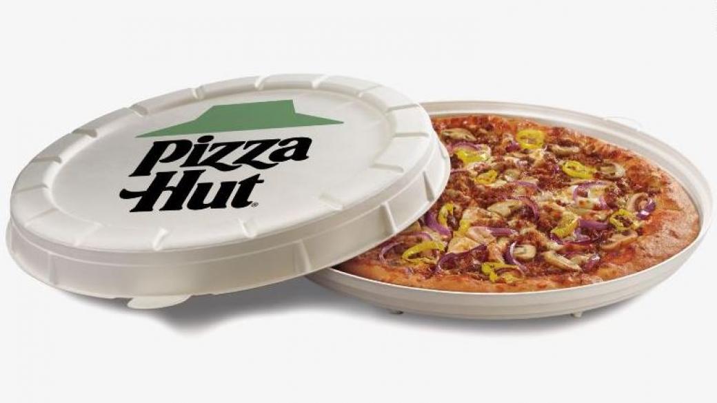 Pizza Hut ще доставя пици и в кръгла кутия
