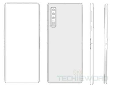 Huawei патентова вертикално сгъващ се смартфон