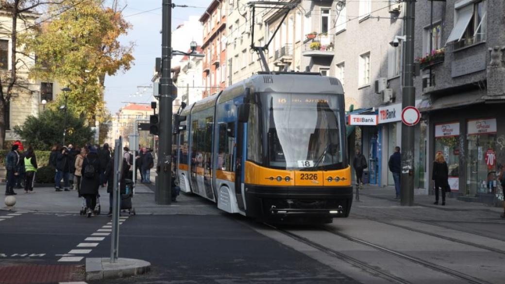 Нов трамвай тръгва от утре по линия №18 в София