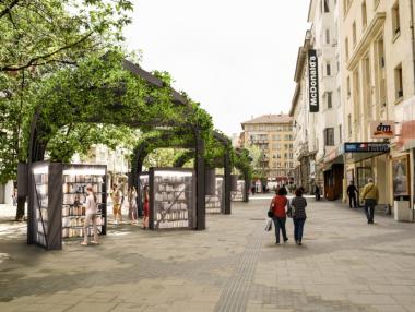 Как ще изглежда новият книжен пазар на площад „Славейков“ 