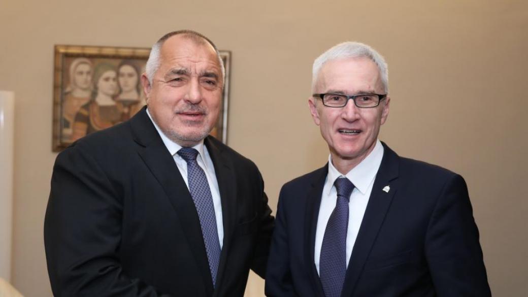 Борисов се срещна с генералния секретар на Интерпол
