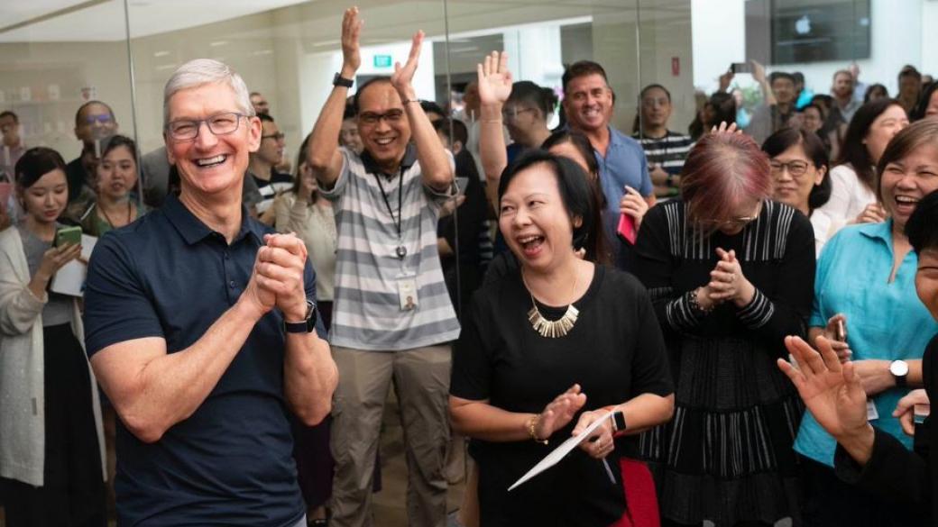 Тим Кук дари $2 млн. в акции на Apple за благотворителност
