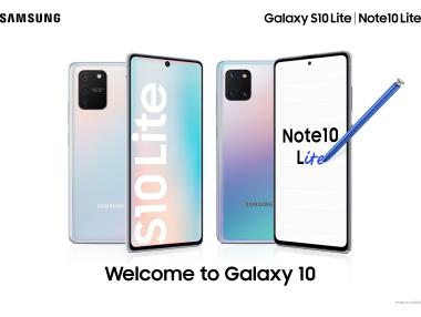 Samsung представи Galaxy S10 Lite и Note10 Lite
