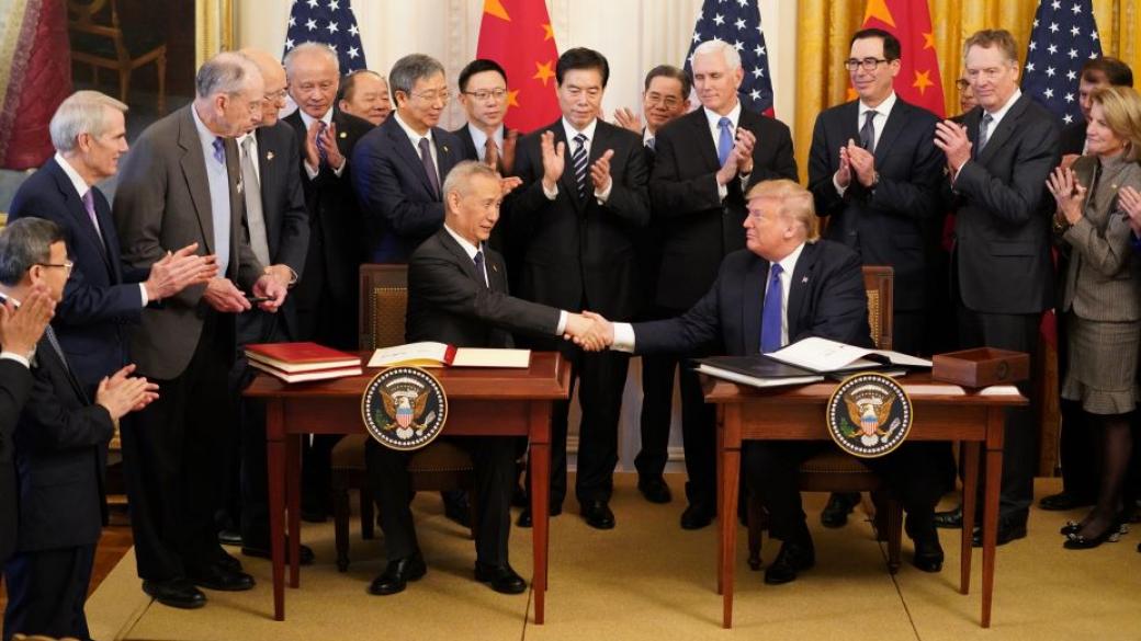 Тръмп: Първа фаза на търговската сделка с Китай ще донесе $250 млрд. на САЩ