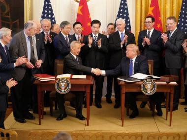 Тръмп: Първа фаза на търговската сделка с Китай ще донесе $250 млрд. на САЩ