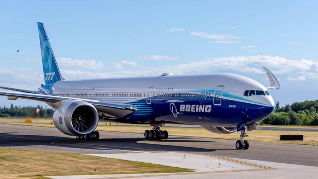 Boeing прави тестов полет на новия си 777X тази седмица