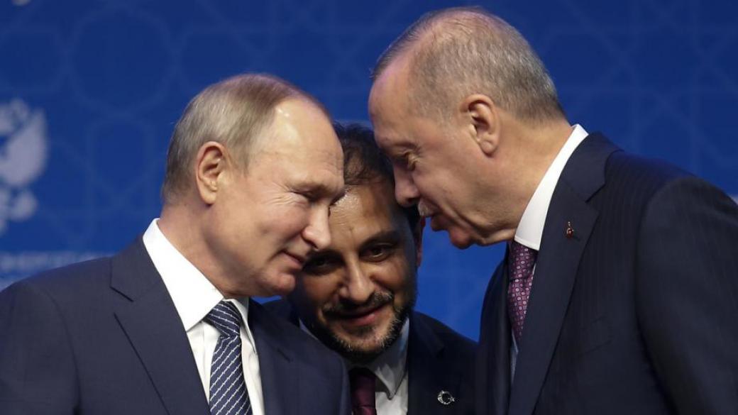 Путин и Ердоган ще се срещнат в Москва днес