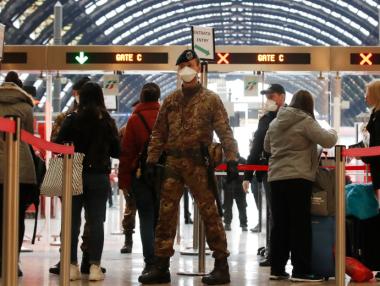 Гърция спря всички полети до Северна Италия