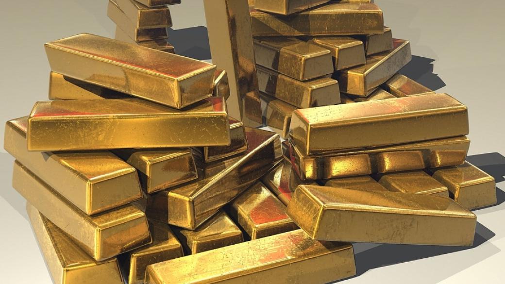 Златото върви към най-големия си седмичен скок от 2008 г.