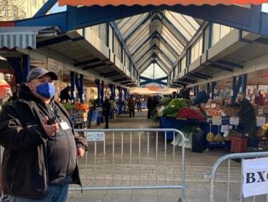 МВР затвори Женския пазар в София заради неспазване на мерките